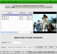 Bbaas Video to Zune Converter screenshot